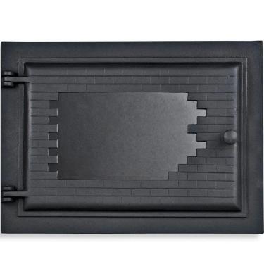 Imagem de Porta Forno Ferro Fundido Com Vidro Libaneza Império Grill G