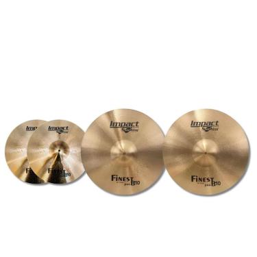Imagem de Kit 14 Hit-Hat + 16 Crash + 18 Crash Impact Finest Spanking