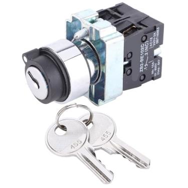 Imagem de Travamento de Rotação de Conversão de Bloqueio de Energia Com Chave de 2 Posições Com Longa Vida útil para Sistemas de Segurança