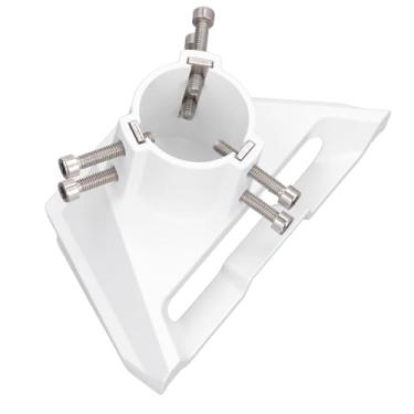 Imagem de Garosa Adaptador de Tubo para Mini, Adaptador de Poste de Montagem Em Telhado ABS Com 6 Parafusos para Suporte Estável, Fácil Instalação para Poste Utilitário de Cerca de Telhado