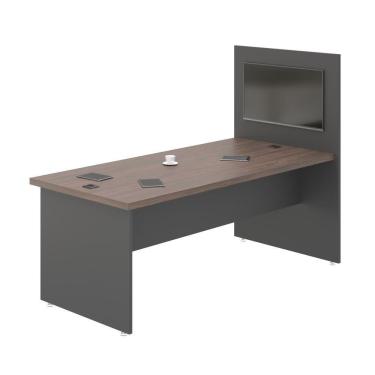 Imagem de Mesa Com Painel Clat Freijo Preto