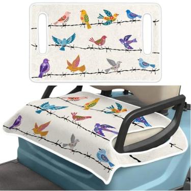 Imagem de Capas de assento de carrinho de golfe, cobertor de toalha de assento de carrinho de golfe de pássaro, carro de clube para amantes de golfe, acessórios de carrinho de golfe, mantenha o assento