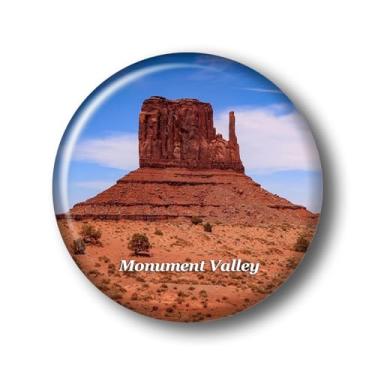 Imagem de Utah Monument Valley Navajo Tribal Park Adesivo Ímã de Geladeira Vidro Cristal 3D Ímãs de Geladeira Monument Valley City Viagem Colecionável Lembrança Presentes Decoração de Geladeira