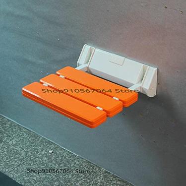 Imagem de Lemex Cadeira de parede suspensa banco de banheiro cadeira de banho Youle cadeira/banco de parede/pendurar na parede banco de banho dobrável sapatos de troca (cor: 2)