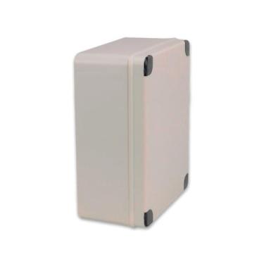 Imagem de Caixa Painel Elétrico Quadro Comando Plastico 25x20x10Cm Cinza IP66