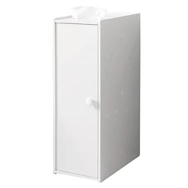 Imagem de Gabinete de banheiro estreito para móveis de PVC [20 * 40 * 65 cm] Prateleira de canto de armário de banheiro Diversos Ho Rack de armazenamento de móveis (D conforme mostrado)