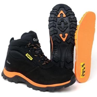 Imagem de Bota De Segurança Coturno Trabalho Com C.A 48.011 Opice Com Palmilha Cor Preta-Masculino