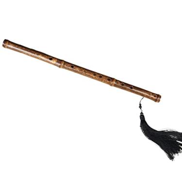 Imagem de Flauta de bambu roxa para iniciantes flauta de bambu para prática de adultos instrumento musical de flauta transversal (cor: D)