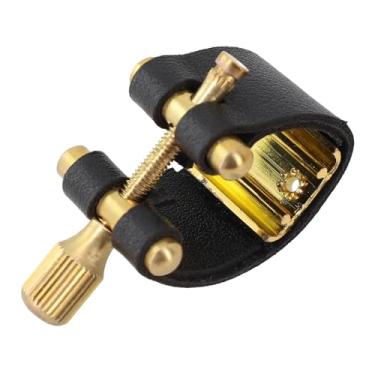Imagem de Acessórios profissionais para saxofone bocal, ligadura, saxofone soprano, 1 peça, acessórios, clipe de fixação para saxofone soprano