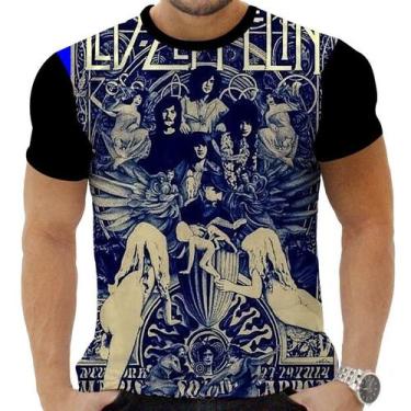 Imagem de Camiseta Camisa Personalizada Rock Clássico Led Zeppelin 4 - Obsidiana
