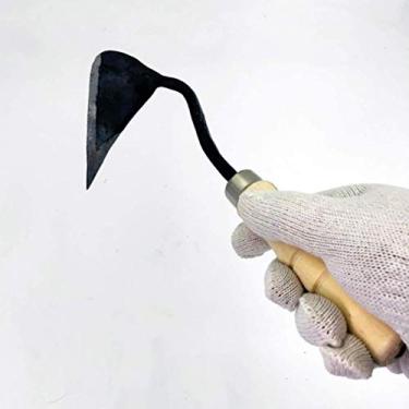 Imagem de TOPINCN Ferramentas de Jardim Multiuso para Agricultores, Design de Madeira e Metal, pá Leve para Capina e Plantio Em Jardins Domésticos (Cores sortidas)