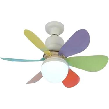 Imagem de Ventilador De Teto Wind Light Silent Controle Remoto Lâmpada Led Silenciosa 6 Folhas visite nossa loja Leo Top Store (colorido)