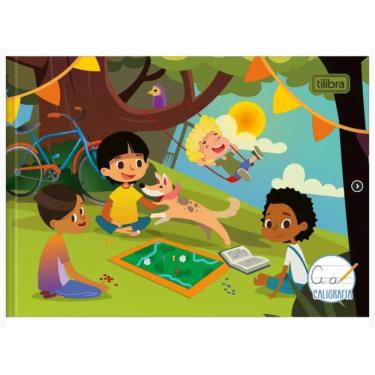 Imagem de Caderno Brochura Capa Dura Caligrafia Horizontal Sapeca 40 Folhas Tilibra Estampa 6