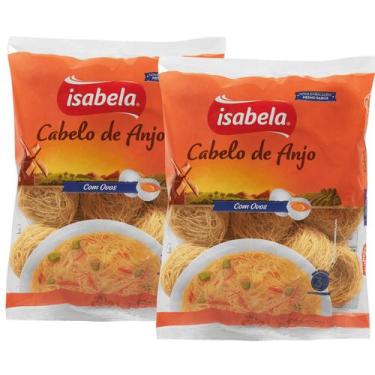 Imagem de Kit 2 Massa Isabela Cabelo De Anjo Sêmola Com Ovos 500g - Isabela Alim