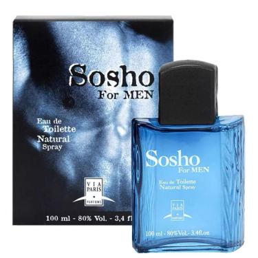 Imagem de Sosho For Men Via Paris Masculino Eau de Toilette 100ml