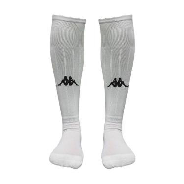 Imagem de Meiao De Futebol/Treino Juvenil Esportivo Kappa Silver - Tam 33 Ao 37