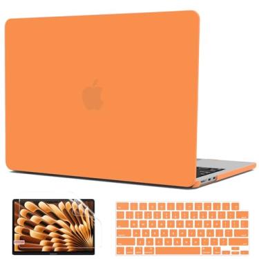 Imagem de G JGOO Compatível com MacBook Air 13 polegadas 2025 2024 2023 2022 M4 A3240 M3 A3113 M2 A2681, capa rígida protetora fosca para MacBook Air de 13,6 polegadas + capa de teclado + protetor de tela
