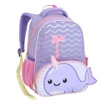 Imagem de Mochila De Costas Creche Escolar Narval Meninas