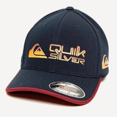 Imagem de Boné Quiksilver Aba Curva Gradient Broken Type SM26-Masculino