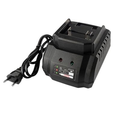 Imagem de Carregador de Bateria 21V com Indicador LED, Preto, Carregador Rápido para Ferramentas Elétricas