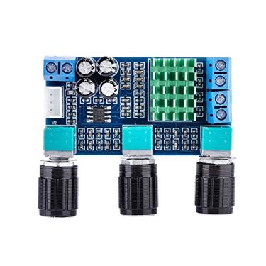 Imagem de Cryfokt Módulo Amplificador de áudio TPA3116D2 2 * 80W Mono Power Som de Alta Fidelidade para Configuração de Monitor de Estúdio Profissional Controle de Som Preciso para Estúdio de Gravação