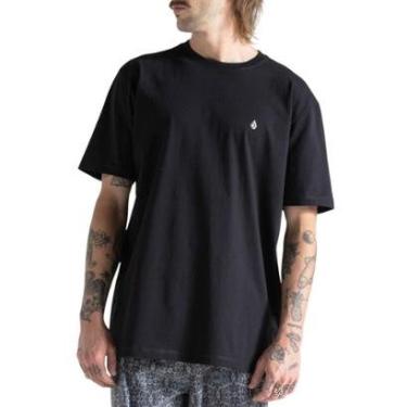 Imagem de Camiseta Volcom Stone Blanks Preta-Masculino