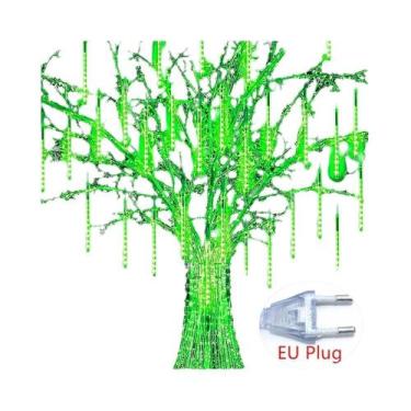 Imagem de Guirlanda De Luzes LED Chuva De Meteoros Com Plugue EU Para Natal Ao A