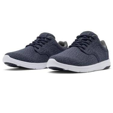 Imagem de TravisMathew Tênis masculino de malha The Daily 2.0, Índigo mesclado, 46