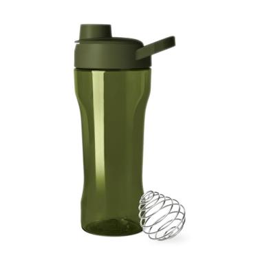 Imagem de Simple Modern Coqueteleira de proteína de plástico Rally com bola | Copo à prova de vazamento de 680 g para shakes de proteína, misturas, eletrólitos, pré-treino | Grasshopper Mix