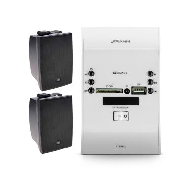 Imagem de Kit RD Wall Frahm Branco + 2 Caixas C521