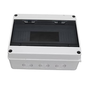 Imagem de Hyuduo Caixa de Distribuição à Prova D'água IP65, Caixa de Junção Elétrica de 12 Vias Com Tampa Transparente para Uso Interno e Externo