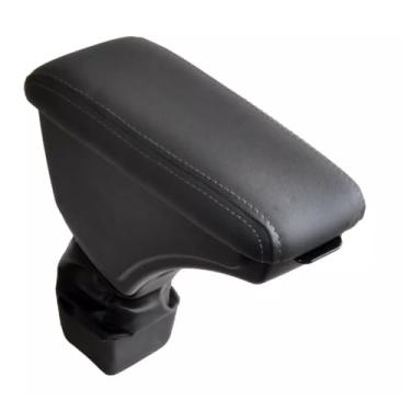 Imagem de Apoio De Braço Com Porta Objeto P/Honda Fit 2015 A 2021 (Grafite - Costura Grafite)