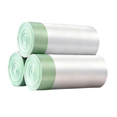 Imagem de Generic 60 Sacos para Areia de Gato com Cordão, Resistentes a Rasgos, Extra Grossos, para Uso em Corredores e Áreas de Passagem, Cordão Verde