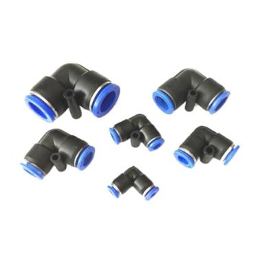 Imagem de AEHON 5 peças/lote conector pneumático de encaixe de cotovelo PV 4 ~ 14 mm para mangueira de ar/água e linha aérea (14 mm, 3 peças)