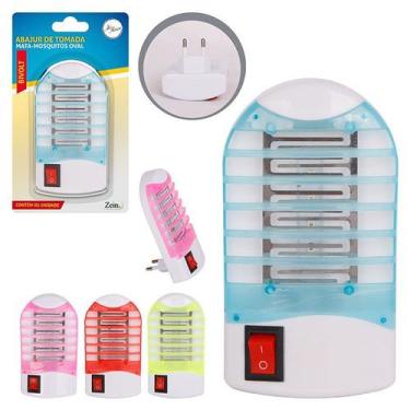 Imagem de Mata Mosquito Elétrico Bivolt Led Abajur De Tomada Repelente Ambiente 
