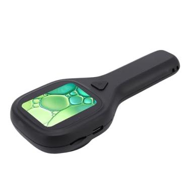 Imagem de aqxreight Microscópio Digital Portátil 500x 2MP Tela de 2 Polegadas Lupa Portátil para Soldagem de Reparo de Circuito (BLACK)