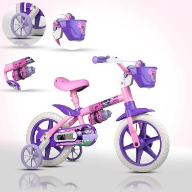 Imagem de Bicicleta infantil Feminina Cat Aro 12 NATHOR rodinhas-Feminino
