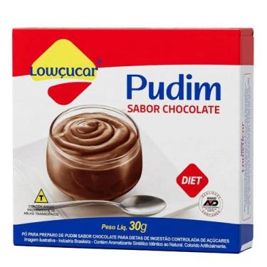 Imagem de Pudim Chocolate Zero Açúcares Lowcucar 30g