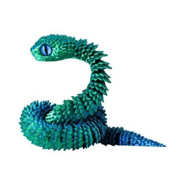 Imagem de Brinquedo De Cobra Flexível Impresso Em 3D De 30cm Com Juntas Móveis, 