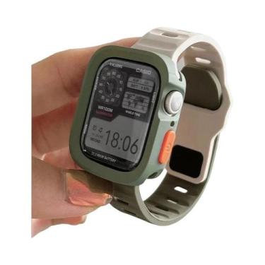 Imagem de Capa De Silicone Para Apple Watch Ultra De 49mm, Compatível Com as Sér