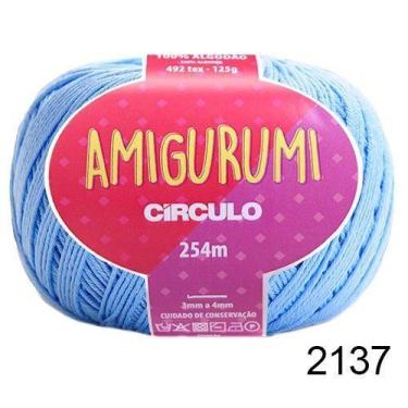 Imagem de LINHA AMIGURUMI 125 G COR 2137 HORTÊNCIA AZUL - Círculo