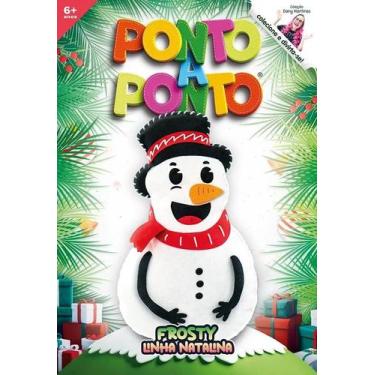 Imagem de Boneco de Feltro Coleção Ponto a Ponto Natalina - Modelo Frosty - Sant