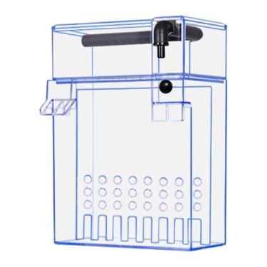 Imagem de ShengQuanHao Caixa de Filtro Suspensa para Aquários de Peixes E Tartarugas, Filtros Secos E úmidos com Tampa, Acessórios para Aquários para Escritório, Loja E Casa, 18cm X 9cm X 28cm