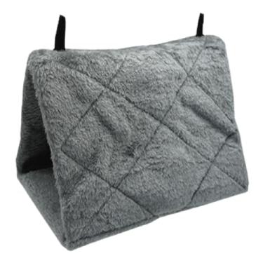 Imagem de Dualoai de pássaro quente de inverno, casinha para dormir, abrigo, cabana, gaiola, rede suspensa para periquito.