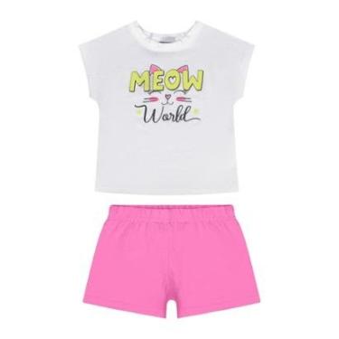 Imagem de Conjunto com Blusa e Short para Menina Guloseima-Feminino