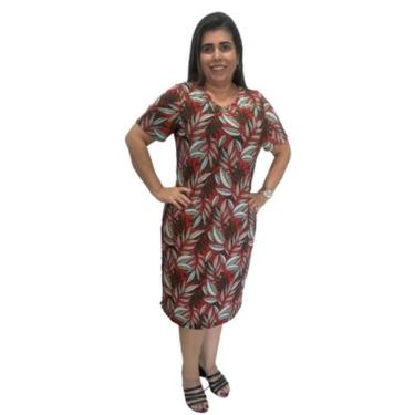 Imagem de kit 3 Vestidos Liganete Senhora Fresquinho 2102  - LL Indústria E Comé