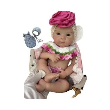 Imagem de Boneca De Silicone Reborn De 13 Polegadas, Menina, Pode Abrir a Boca, 