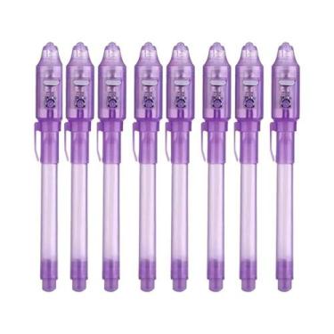 Imagem de Conjunto De Canetas De Tinta Invisível 4-12pcs Marcador Mágico Com Luz