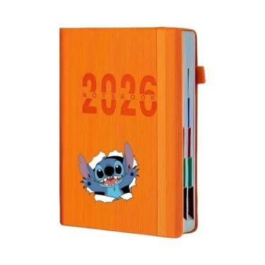 Imagem de Calendário Planner Stitch Disney 2026, Caderno De Planejamento Diário,