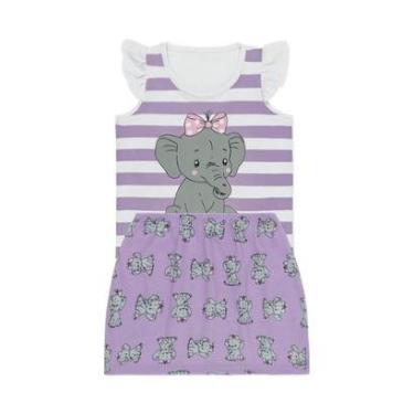 Imagem de Conjunto Blusa e Saia Elefantinho - Destak-Feminino